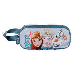 Disney Frozen 2 Nature-Estuche Portatodo 3D Doble, Multicolor