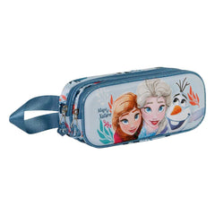 Disney Frozen 2 Nature-Estuche Portatodo 3D Doble, Multicolor