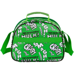 Marvel Hulk Greenmass-3D Lunch Bag, Green