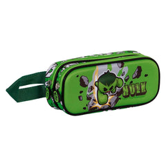 Marvel Hulk Greenmass-Astuccio 3D Doppio, Verde