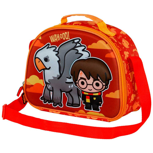 Harry Potter Buckbeak-Buckbeak 3D Lunch Bag, Orange