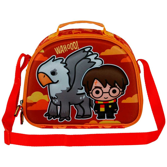 Harry Potter Buckbeak-Buckbeak 3D Lunch Bag, Orange