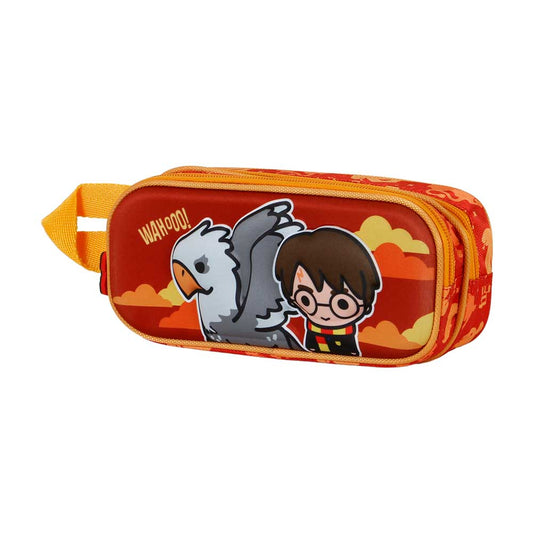 Harry Potter Buckbeak-Double 3D Pencil Case, Orange