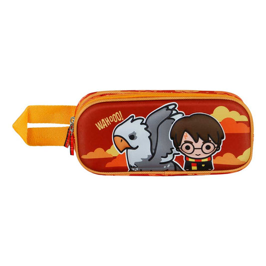 Harry Potter Buckbeak-Double 3D Pencil Case, Orange