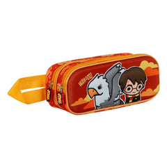 Harry Potter Buckbeak-Double 3D Pencil Case, Orange