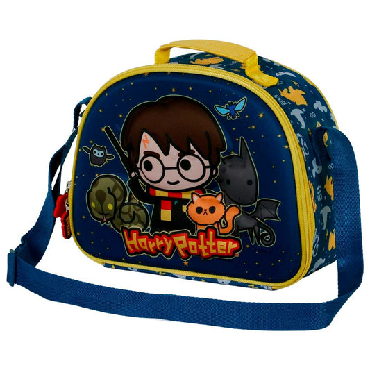 Harry Potter Beasty Friends-Blue 3D Lunch Bag