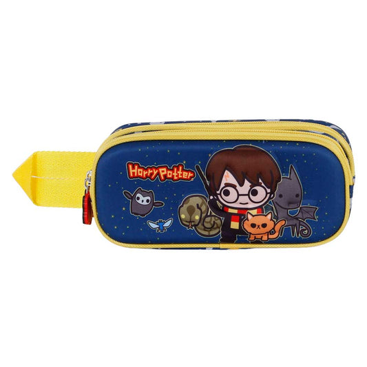 Harry Potter Beasty Friends-Trousse 3D Double, Bleu
