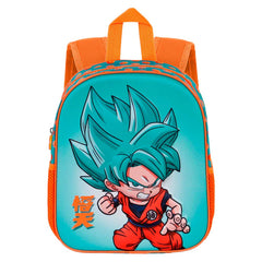 Dragon Ball (Bola de Dragón) Blue-Mochila 3D Pequeña, Multicolor