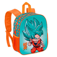 Dragon Ball (Bola de Dragón) Blue-Mochila 3D Pequeña, Multicolor