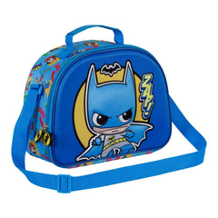 DC Comics Batman Zap-Bag Bag 3D Lunch Bag, Multicolor