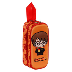 Harry Potter Bobblehead-Double 3D Pencil Case, Orange