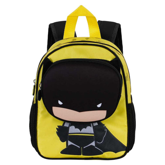DC Comics Batman Bobblehead-Backpack Pocket, Yellow