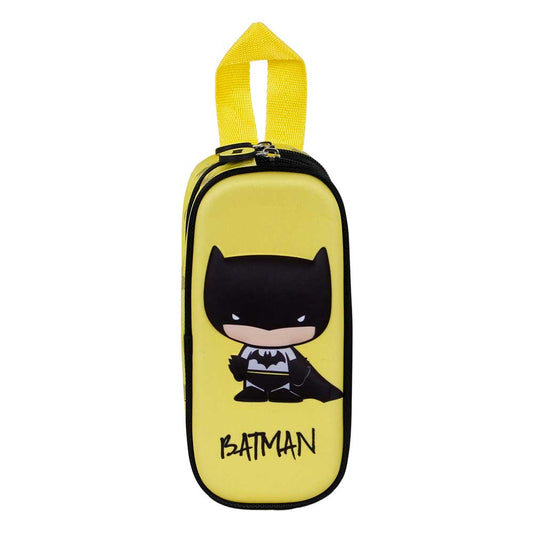 DC Comics Batman Bobblehead-Double 3D Pencil Case, Yellow
