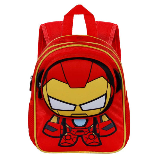 Marvel Iron Man Bobblehead-Mochila Pocket, Rojo