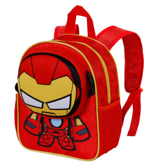 Sac à dos Marvel Iron Man Bobblehead Pocket, rouge