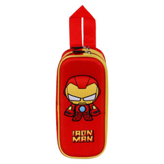 Marvel Iron Man Bobblehead-Astuccio 3D Doppio, Rosso