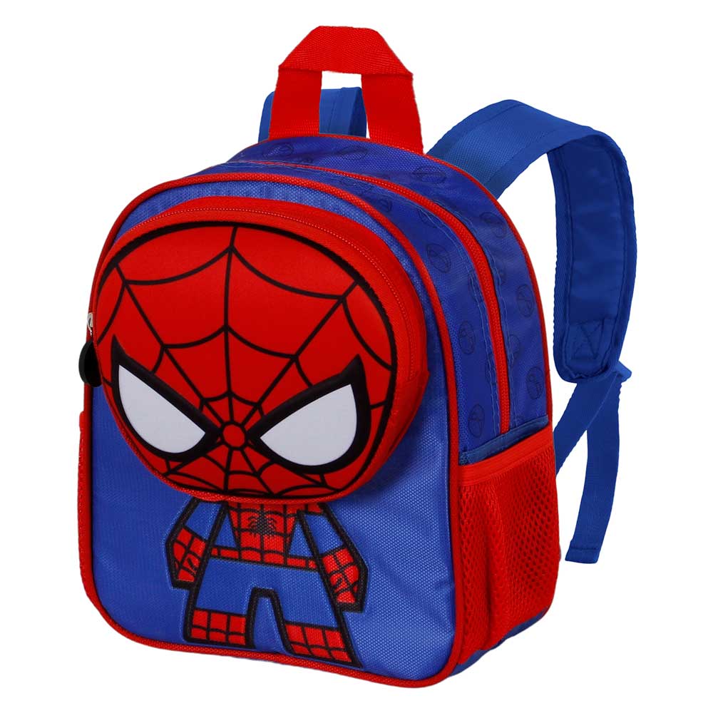 Marvel Spiderman Bobblehead-Backpack Pocket, Blue