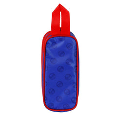 Marvel Spiderman Bobblehead-Estuche Portatodo 3D Doble, Azul