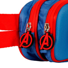 Marvel Capitán América Bobblehead-Estuche Portatodo 3D Doble, Azul