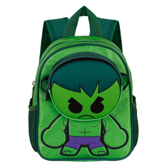 Marvel Hulk Bobblehead-Backpack Pocket, Green