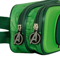 Marvel Hulk Bobblehead-Double 3D Green Pencil Case