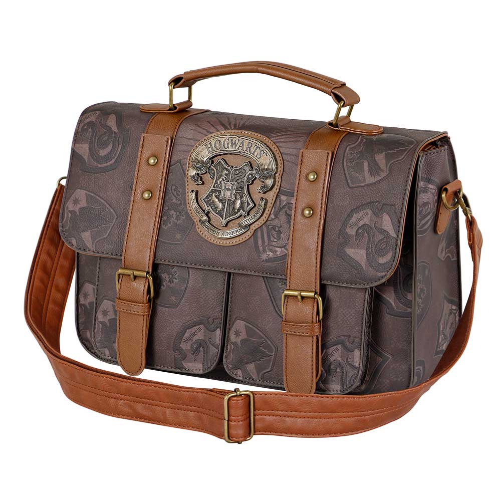 Harry Potter Pride-Borsa a Tracolla Grande Satchel, Marrone