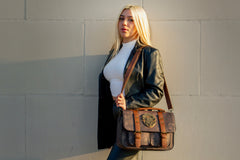 Harry Potter Pride-Borsa a Tracolla Grande Satchel, Marrone