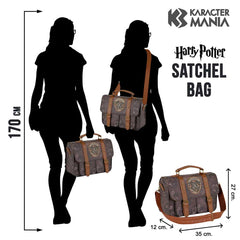 Harry Potter Pride-Borsa a Tracolla Grande Satchel, Marrone