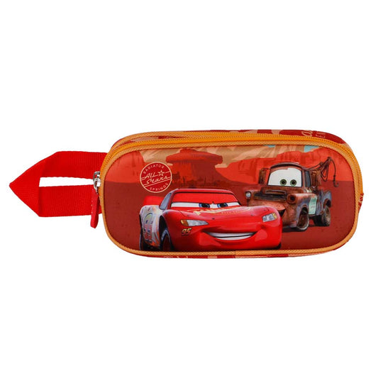Disney Cars 3 Desert Road-Double 3D Tote Case, Red