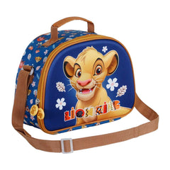Disney El Rey León Little Face-Bolsa Portamerienda 3D, Azul