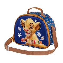 Disney El Rey León Little Face-Bolsa Portamerienda 3D, Azul
