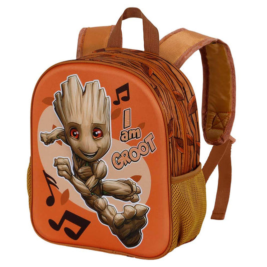 Marvel I am Groot Soundtrack-Mochila 3D Pequeña, Multicolor