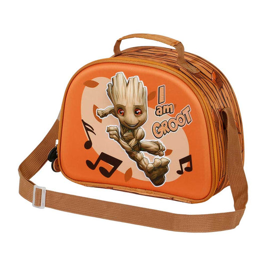 Marvel I am Groot Soundtrack-3D Lunch Bag, Multicolor