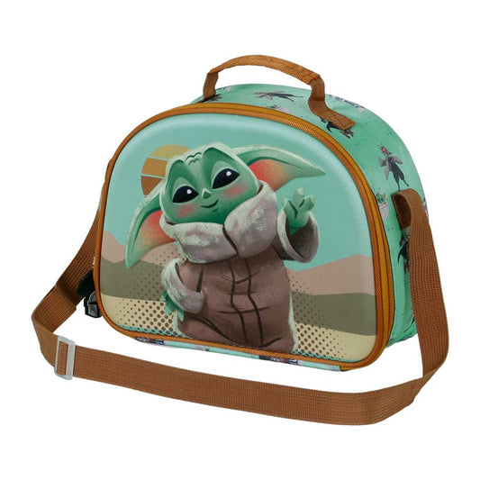 Star Wars The Mandalorian Say Hi-Snack Bag 3D, Green