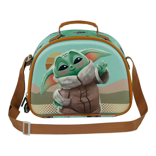 Star Wars The Mandalorian Say Hi-Snack Bag 3D, Green