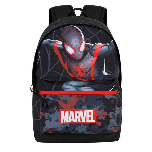 Marvel Spiderman Miles-Mochila HS FAN 2.0, Negro