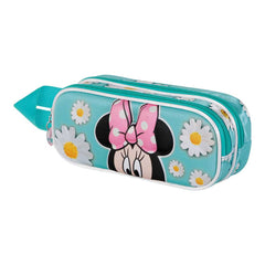 Disney Minnie Mouse Spring-Estuche Portatodo 3D Doble, Azul