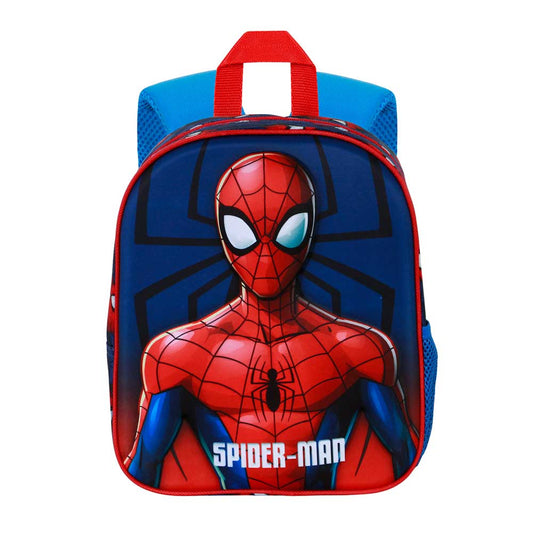 Marvel Spiderman Solid-Elite 3D Backpack, Blue
