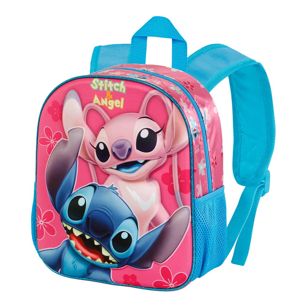 Disney Lilo e Stitch Match-Zainetto 3D Piccolo, Rosa