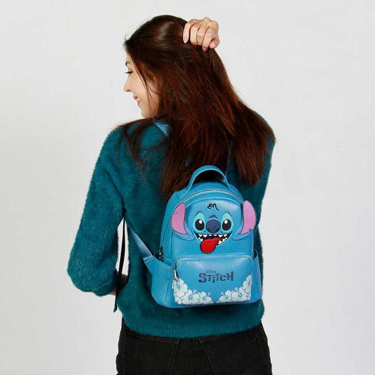 Disney Lilo i Stitch Tongue-Plecak Heady, niebieski