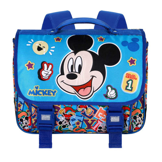 Disney Topolino Blissy-Zaino Cartable 2.0, Blu