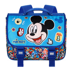 Disney Mickey Mouse Blissy-Backpack Cartable 2.0, blu