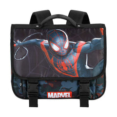 Marvel Spiderman Miles-Cartable Backpack 2.0, Black