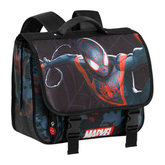 Marvel Spiderman Miles-Cartable Backpack 2.0, Black