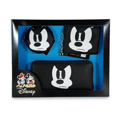 Disney Mickey Mouse Angry-Pack with Wallet + Purses, Black
