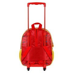 One Piece Luffy-Mochila 3D con Ruedas Pequeña, Rojo