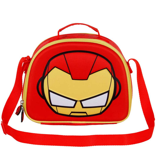Marvel Iron Man Bobblehead-3D Lunch Bag, Red