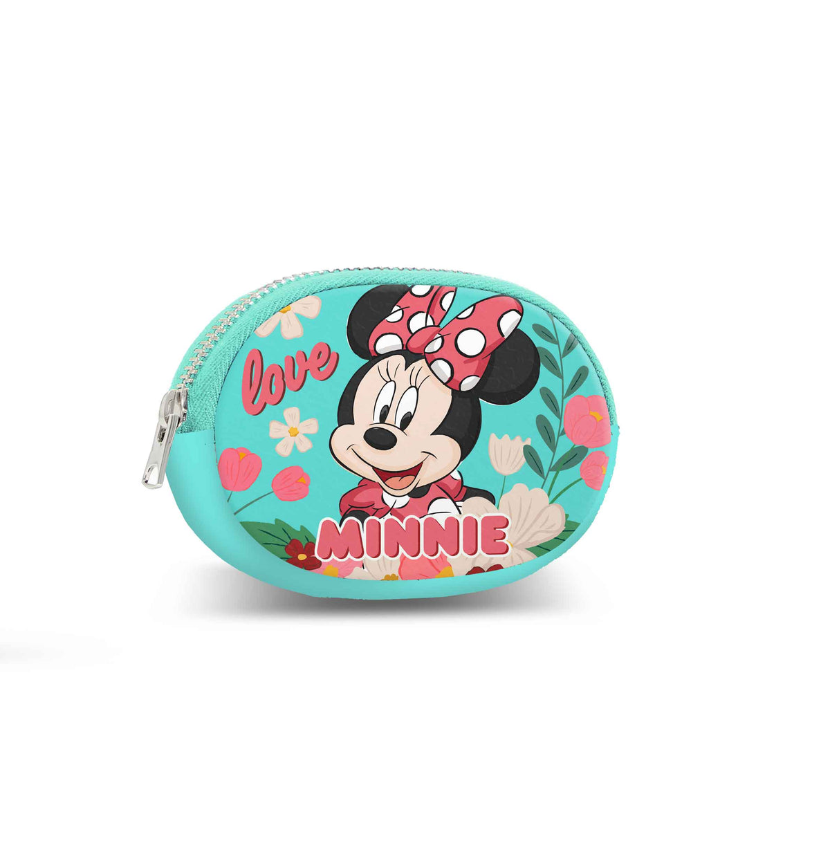 Disney Minnie Mouse Garden Green-Portamonete Pill, Multicolore