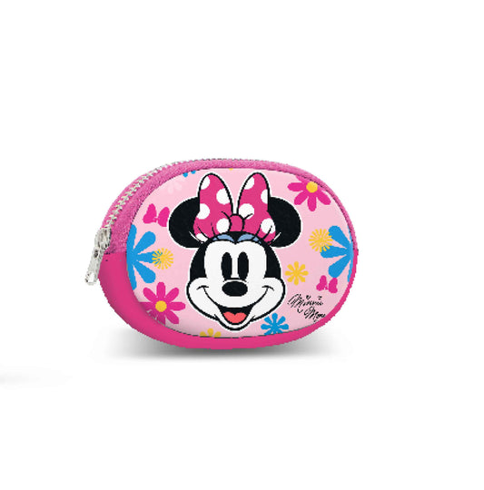Disney Minnie Mouse Floral-Monedero Pill, Rosa