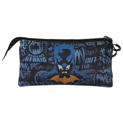DC Comics Batman Wayne-Portatodo Triple FAN 2.0, Blue